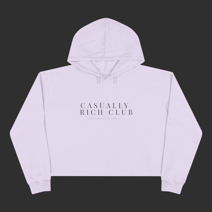 Expanded Logo Crop Hoodie - Relaxed Fit / Front Logo