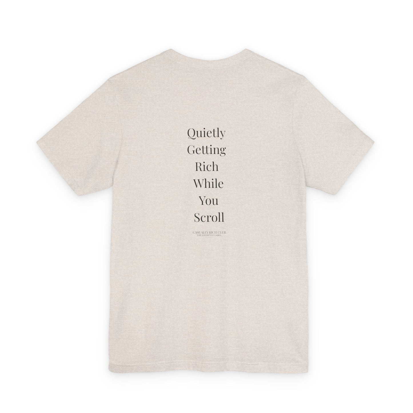 Quietly Getting Rich While You Sleep Tee – Regular Fit