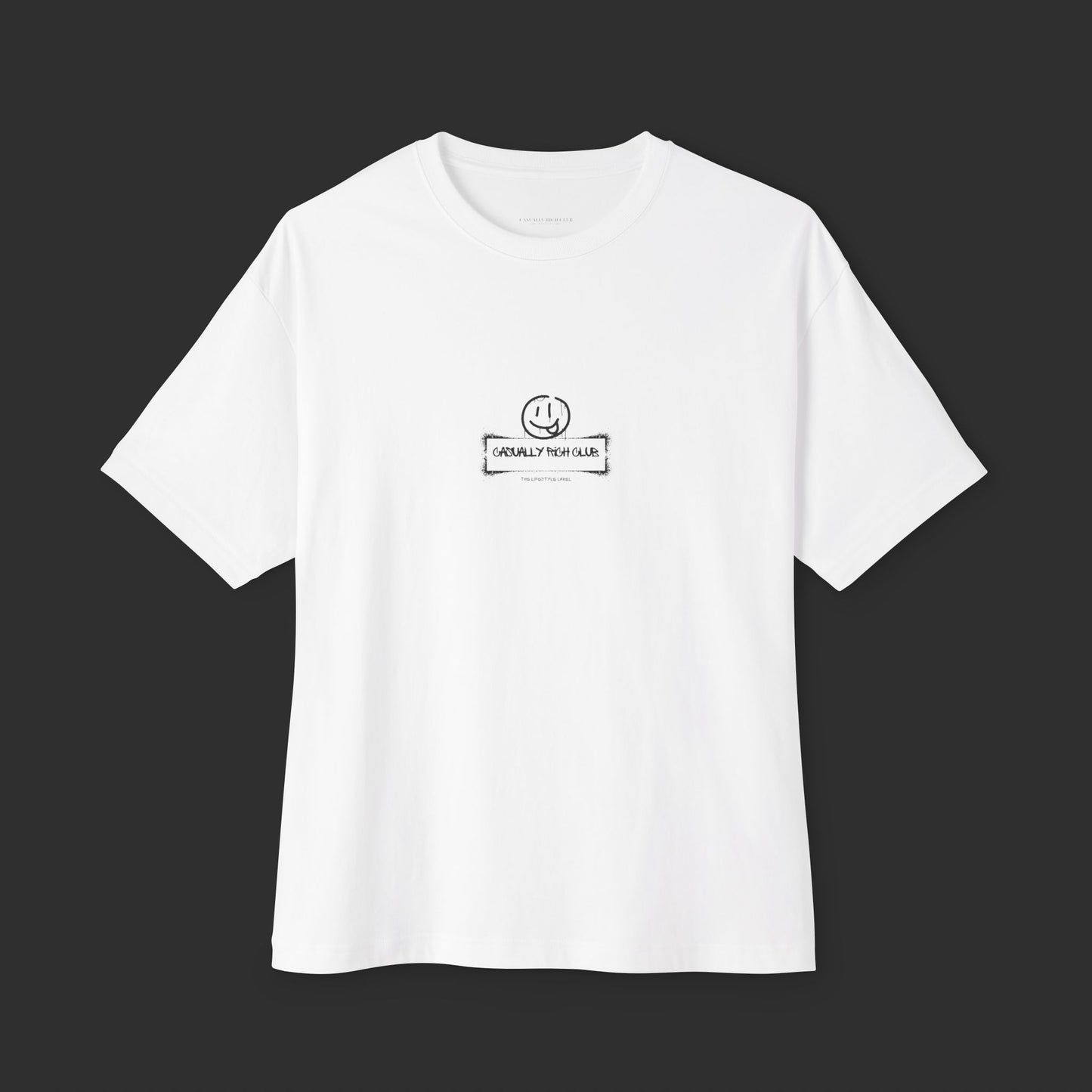 Smiley Rich Tee - Oversized / Front Design