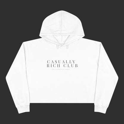 Expanded Logo Crop Hoodie - Relaxed Fit / Front Logo
