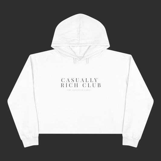 Expanded Logo Crop Hoodie - Relaxed Fit / Front Logo