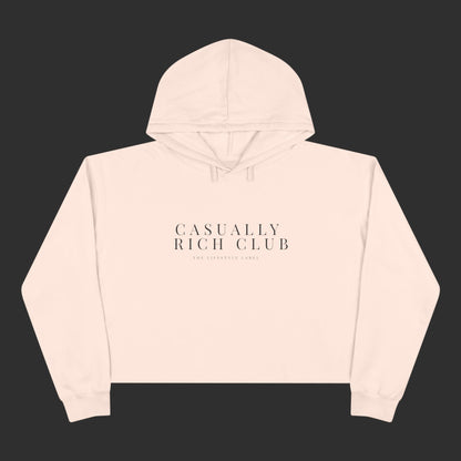 Expanded Logo Crop Hoodie - Relaxed Fit / Front Logo