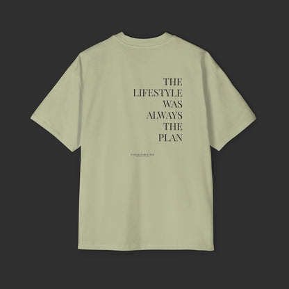 pistachio “The Lifestyle Was Always the Plan” Oversized Tee