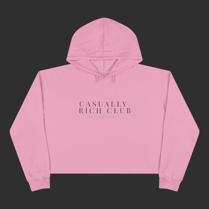 Expanded Logo Crop Hoodie - Relaxed Fit / Front Logo