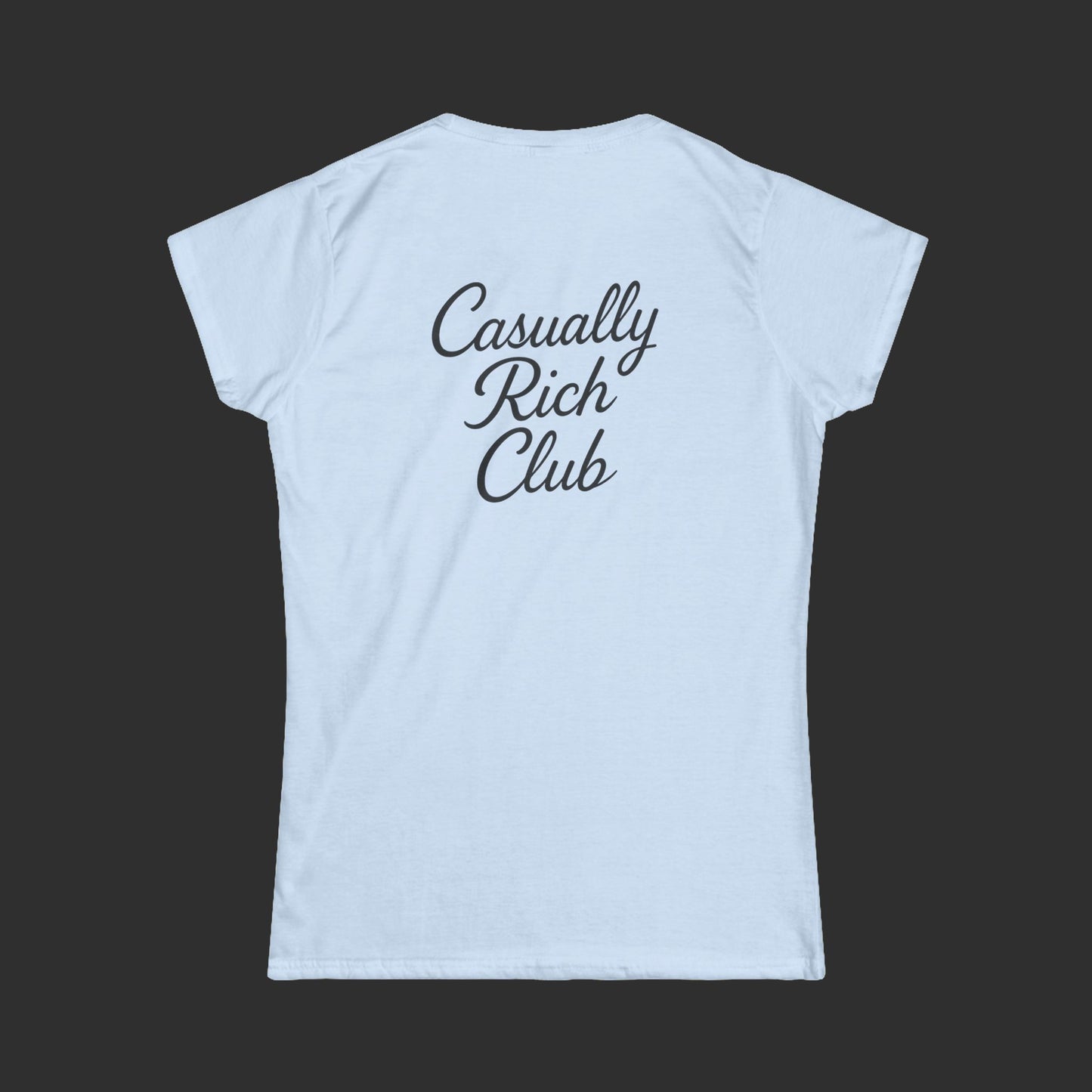 Luxury Script Tee - Regular Fit / Back Design