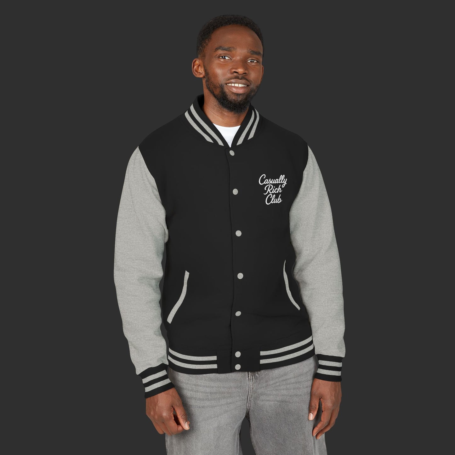 Luxury Script Letterman Jacket