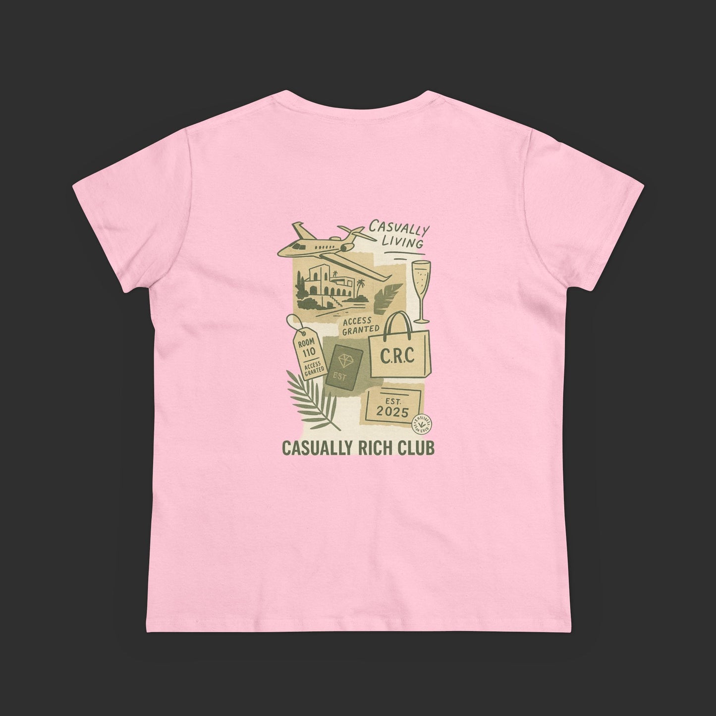 Rich Living Tee – Regular Fit / Back Design