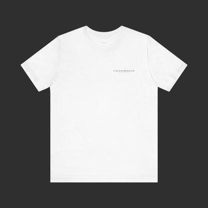 white Classic Logo Tee – Casually Rich Club Back Logo Shirt