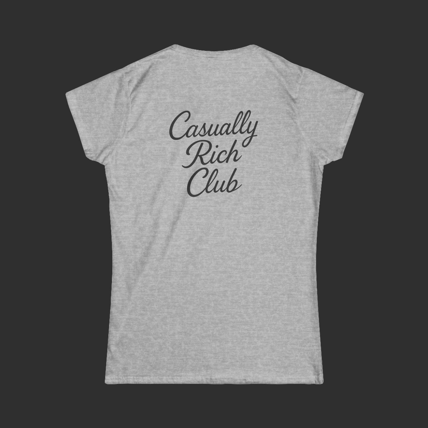 Luxury Script Tee - Regular Fit / Back Design