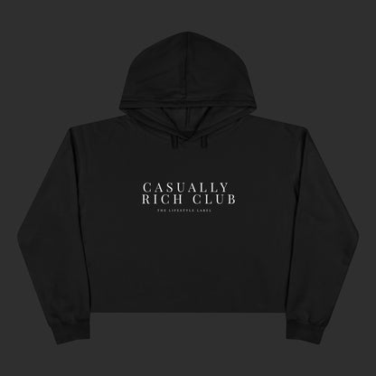 Expanded Logo Crop Hoodie - Relaxed Fit / Front Logo