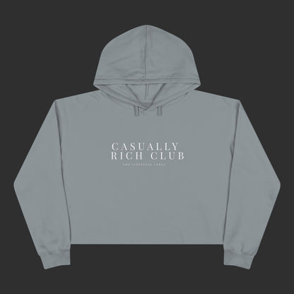 Expanded Logo Crop Hoodie - Relaxed Fit / Front Logo