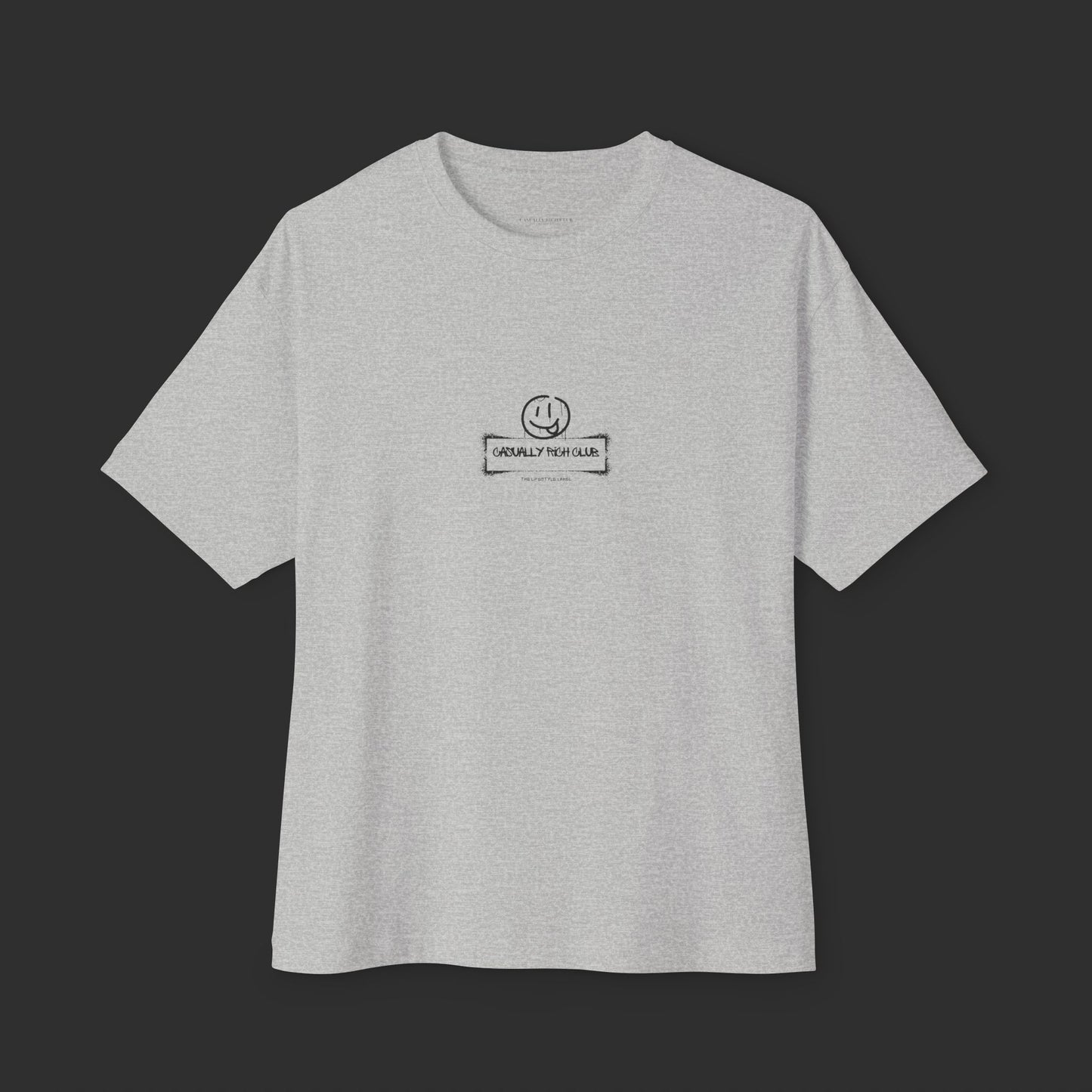Smiley Rich Tee - Oversized / Front Design