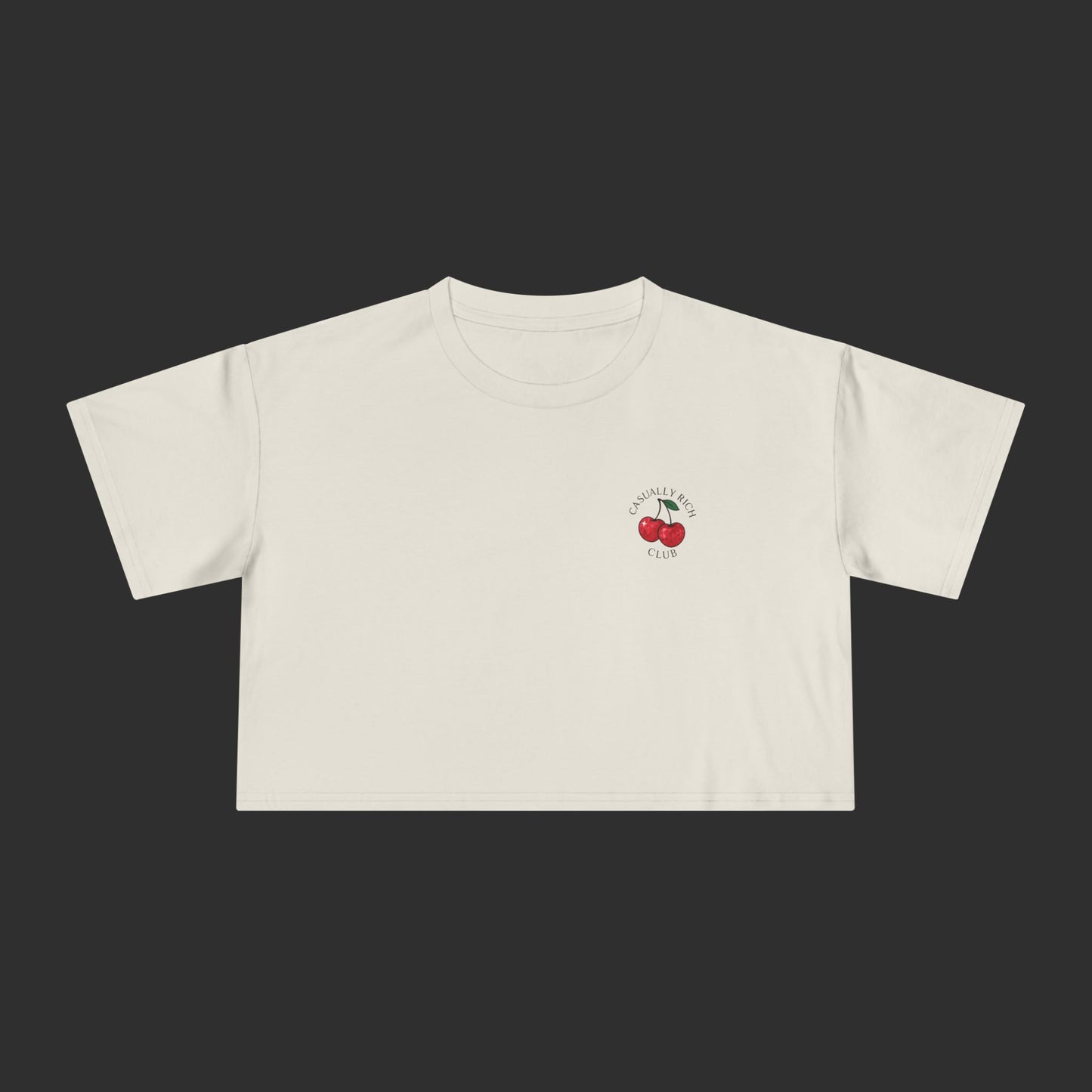 Rich Cherries Crop - Relaxed / Front Logo