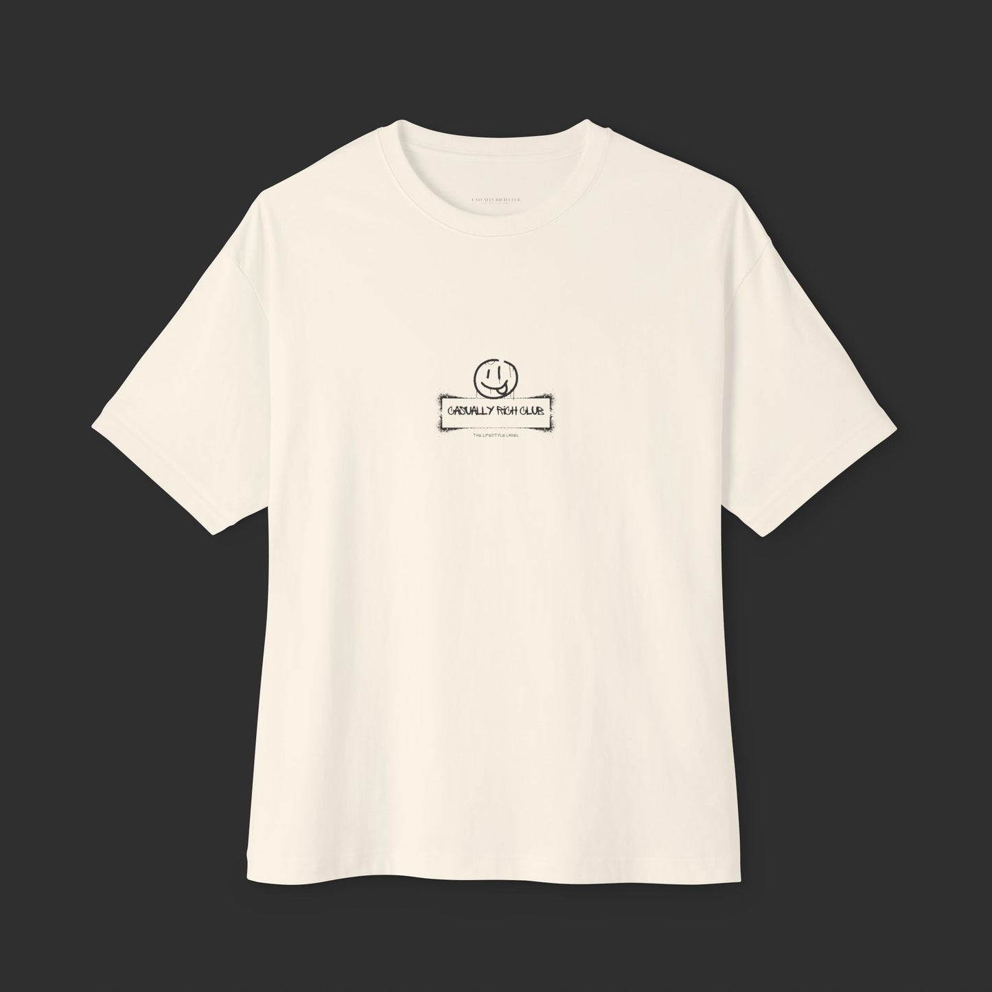 Smiley Rich Tee - Oversized / Front Design