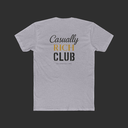 grey Typeface Edition Tee – Minimalist Back Logo Style