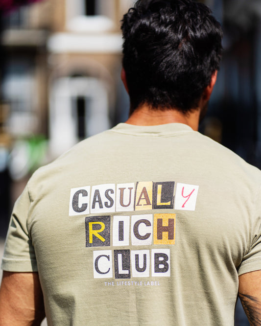 Collage Graphic Tee – Regular Fit / Back Logo